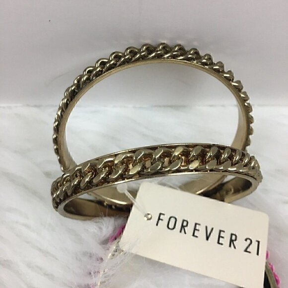 Forever 21 Bangle Bracelets Set Of 4 Multicolor Jewelry School NEW - Picture 5 of 6